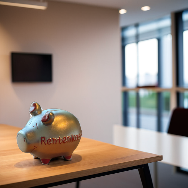 Sparschwein "Rentenkasse" - Klein