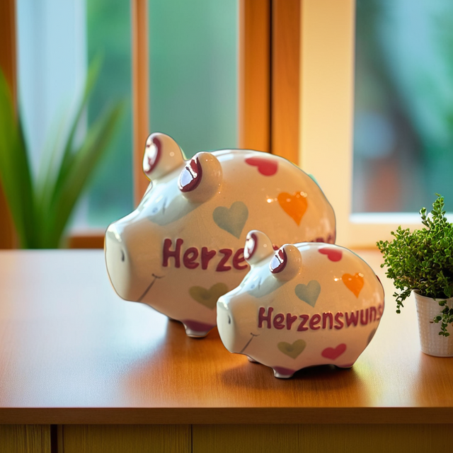 Sparschwein "Herzenswunsch"