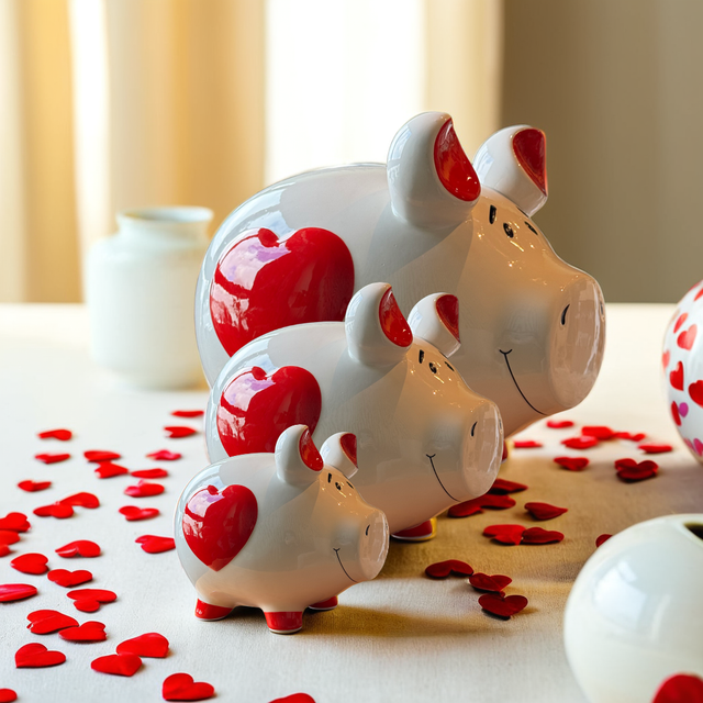 Sparschwein Herz